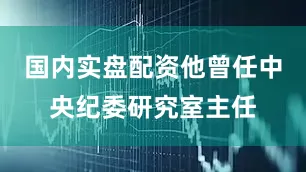 国内实盘配资他曾任中央纪委研究室主任
