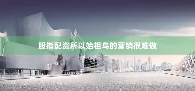 股指配资所以始祖鸟的营销很难做